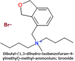 CAS#Dibutyl-(1,3-dihydro-isobenzofuran-4-ylmethyl)-methyl-ammonium; bromide